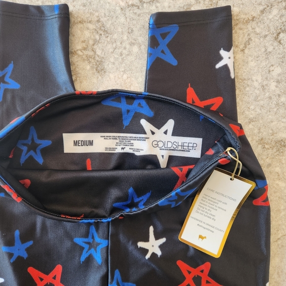 GOLDSHEEP PATRIOTIC LEGGINS - Picture 2 of 7